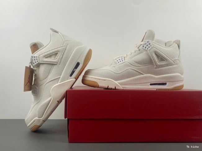 Cheap TBK Levi's 4 Jordan 'White' AO2571-100 x Air 0812